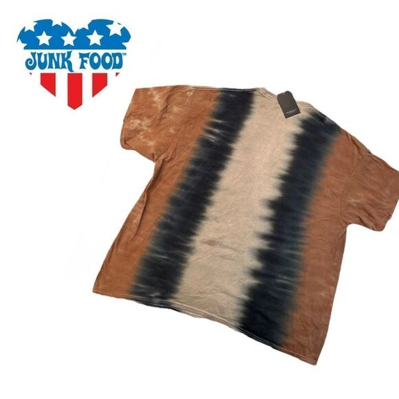 Junk Food Clothing Grateful Dead Tie-Dyed Skull‎ and Wings Tee Shirt - Si… - Picture 3 of 4